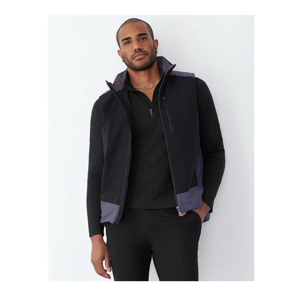 GSTQ Reflective‎ Vest Black Size medium